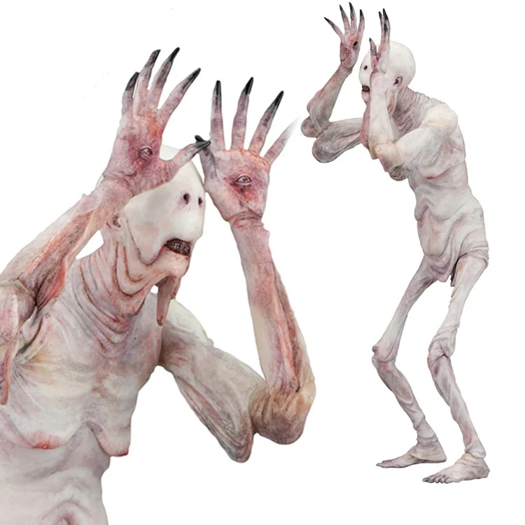 

New Arrival Movie cartoon character toy Faun Pans Labyrinth pale man 7 inch action figure movable doll