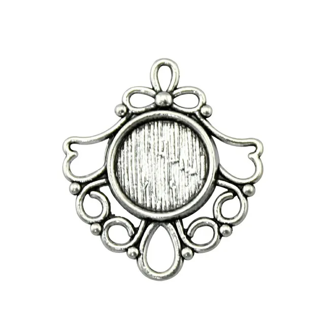12mm round pendant setting — photo 2