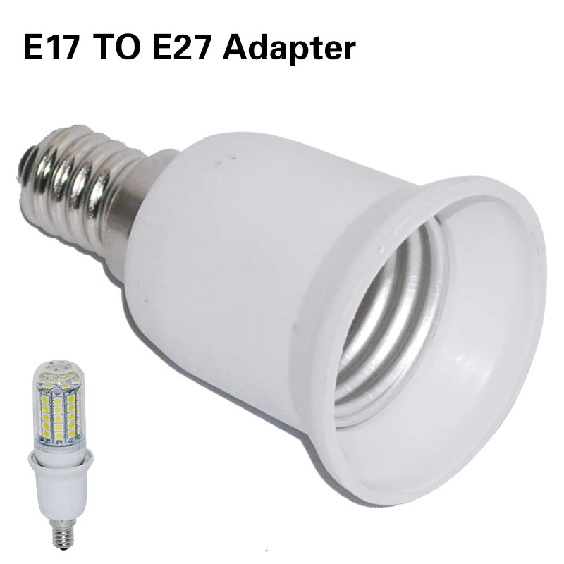 Tanie Darmowa wysyłka E17 gniazdo lampy E17 do E27 Adapter konwerter sklep