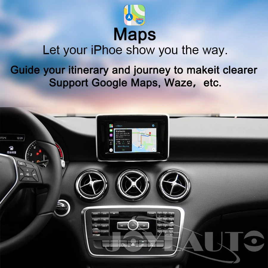 Joyeauto wifi беспроводной OEM Apple Carplay для Mercedes NTG 4 5 7 автомобиль играть класс W176 W204 2011 14