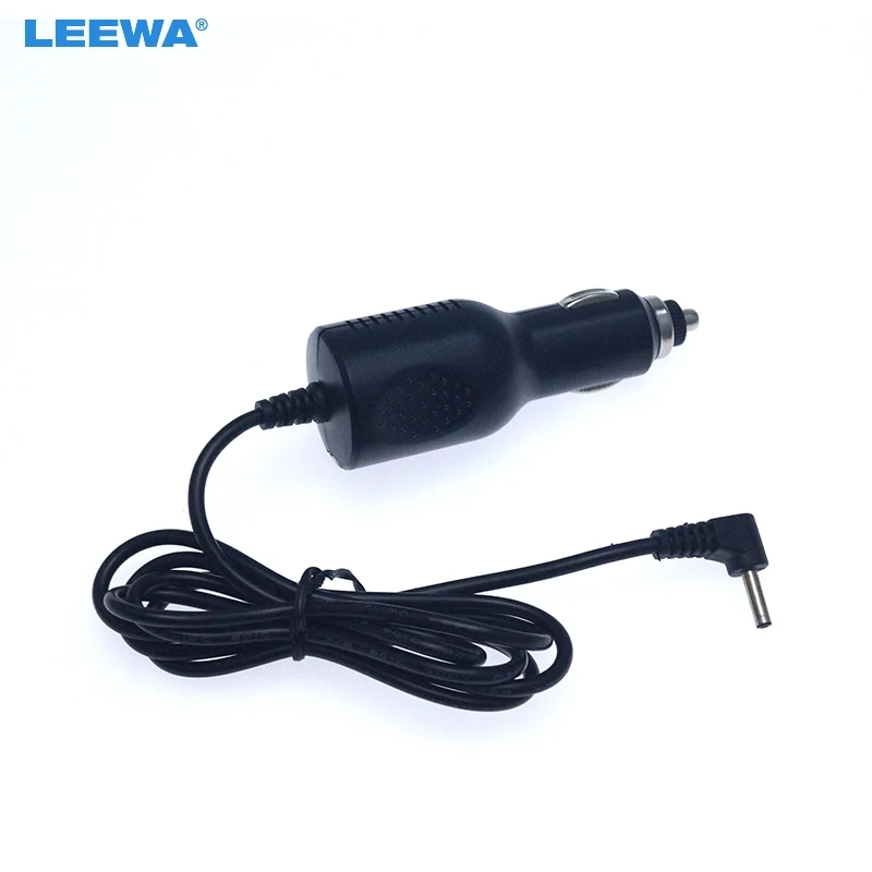 

LEEWA 12V-24V Automobile GPS Navigator Charger Radar Fine Head 3.5MM Circular Hole Car Charger Adapter #CA5495