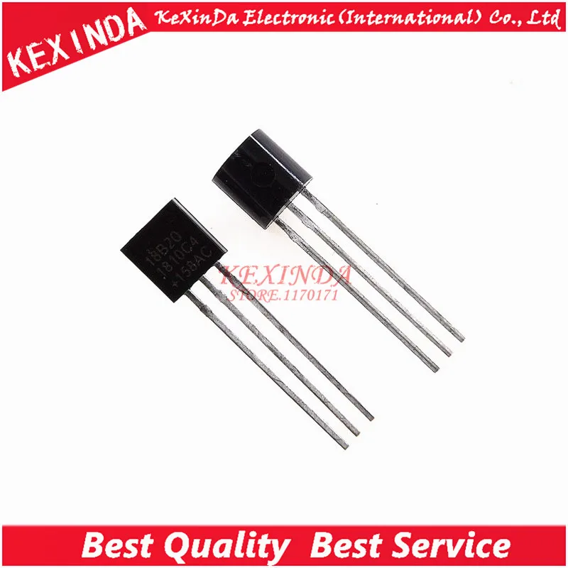 DS18B20 DS 18B20 TO-92 IC 10 шт./лот Бесплатная доставка | Электронные компоненты и