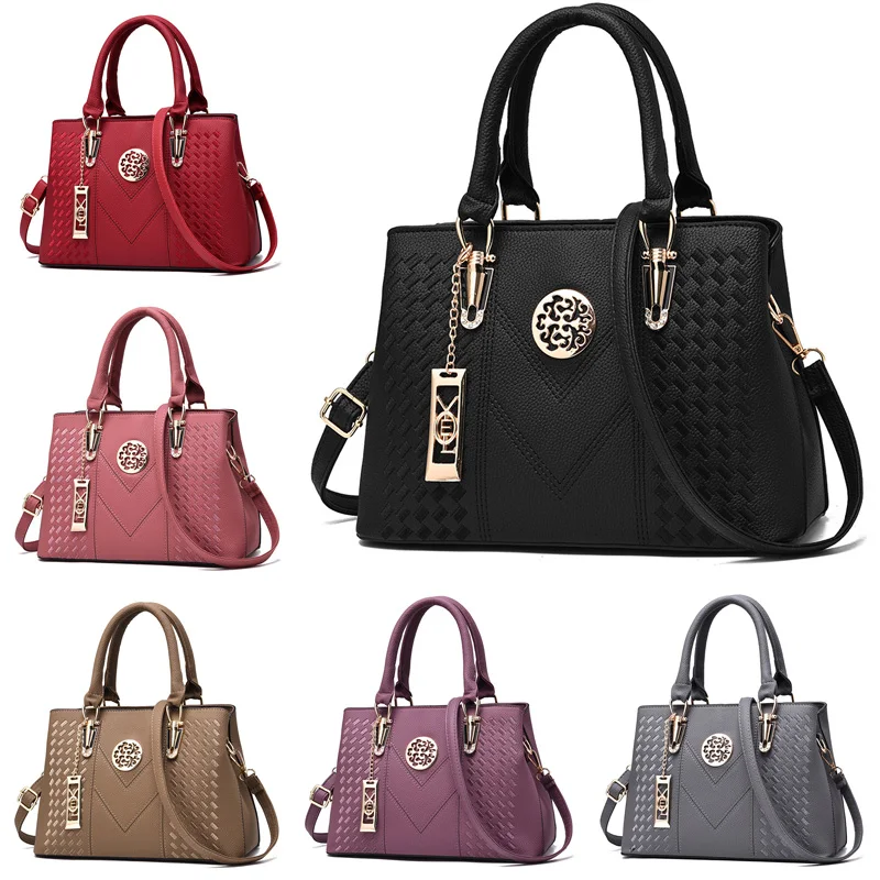 Embroidery Messenger Bags Women Leather Handbags Bags for Women 2018 Sac a Main Ladies Hand Bag