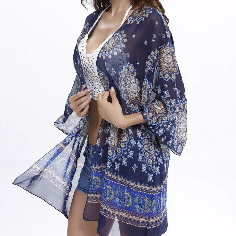 

Womens Beachwear Swimwear Bikini Beach Wear Cover Up Kaftan Ladies SunDress