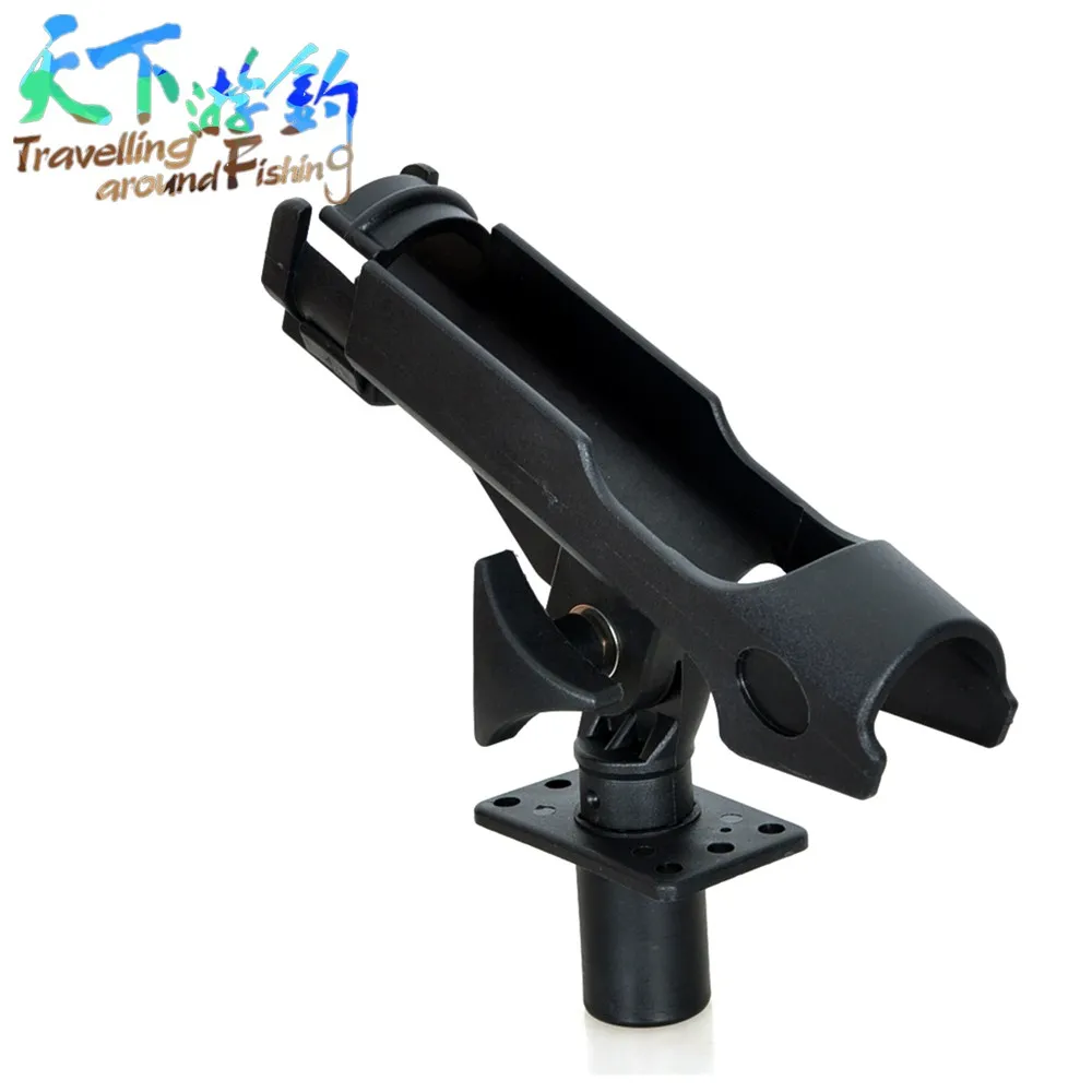 

TAF Fishing Support Rod Holder Bracket Kayaking Yacht Fishing Tackle Tool 360 Degrees Rotatable Rod Holder With Screws For Boat