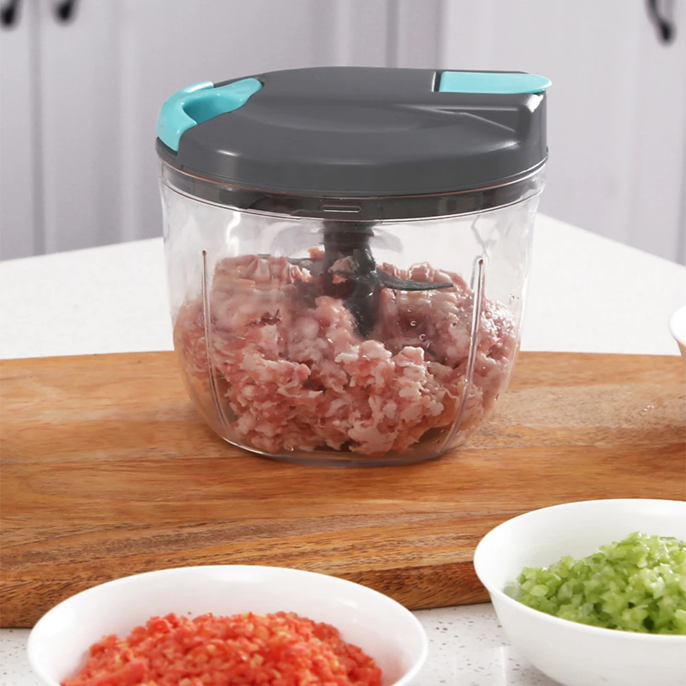 

Multi Functions Manual Vegetables Cutter Meat Chopper Handhold Kitchen Ingredients Grinder Food Mixer Multi Cooker