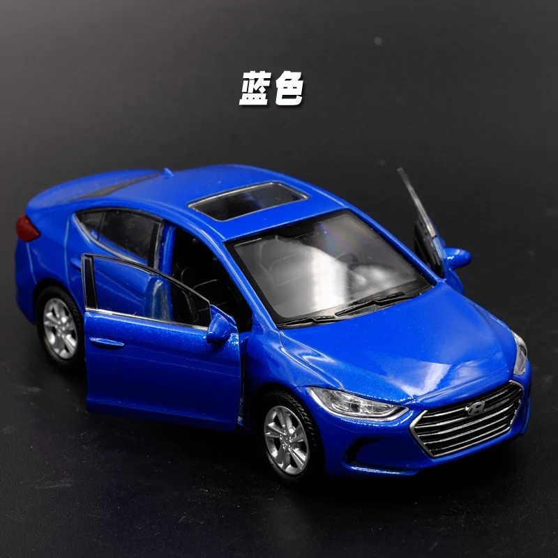 1:36 Масштаб WELLY литая под давлением металлическая модель автомобиля для HYUNDAI Elantra коллекция класс модель вытяните назад игрушки автомобиль