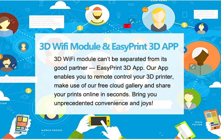 Geeetech 3D Wi-Fi 3D-принтеры Запчасти& аксессуары Беспроводной мини-модуль Wi-Fi коробка USB2.0 подходят для большинства