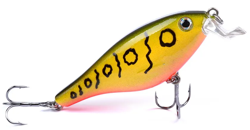 1 шт. Vib Topwater Painting Crankbaits пластиковые рыболовные приманки 8,4 см/11 г VIB приманка для окуня 6 цветов рыболовные снасти на пескаря - Цвет: C