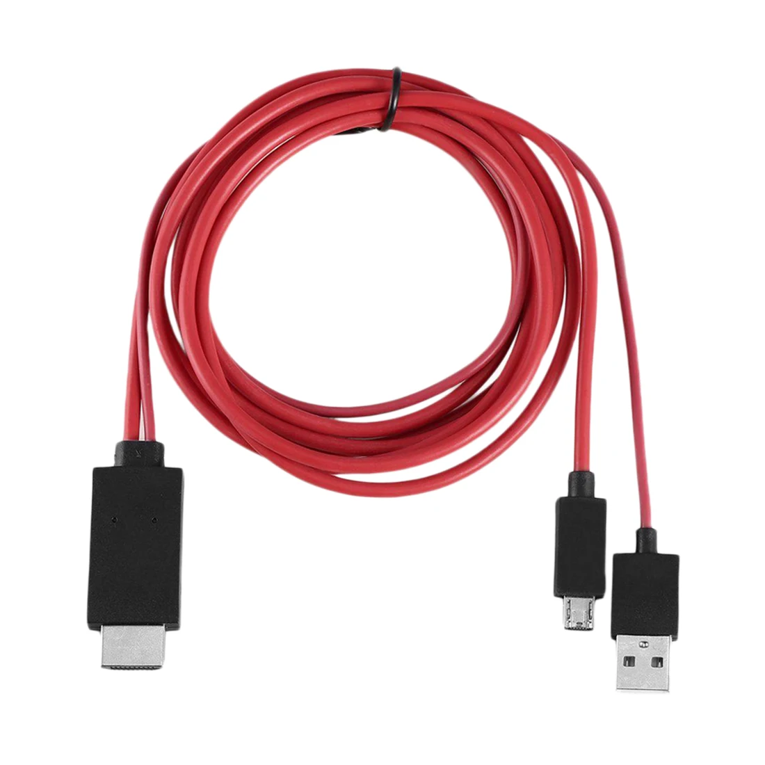 Для Android 1 шт. длинный дюймовый аудио адаптер HDTV адаптер 11pin Micro USB к HDMI 1080 P телевизионный HD кабель адаптер Android для телефонов Sam