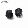 5* Small Round Black 2-Pin 2-Files 3A/250V 6A/125V Rocker Switch Seesaw Power Switch ► Photo 1/2