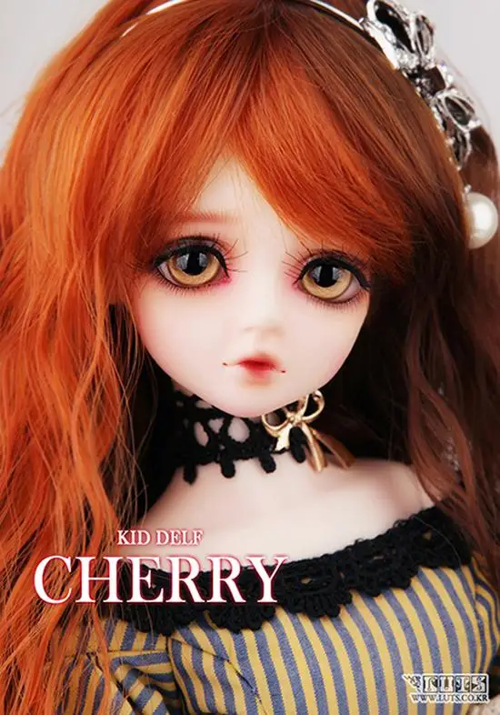

1/4th 42cm BJD doll nude with face Make up.luts SD doll girl cherry .not included Apparel and wig