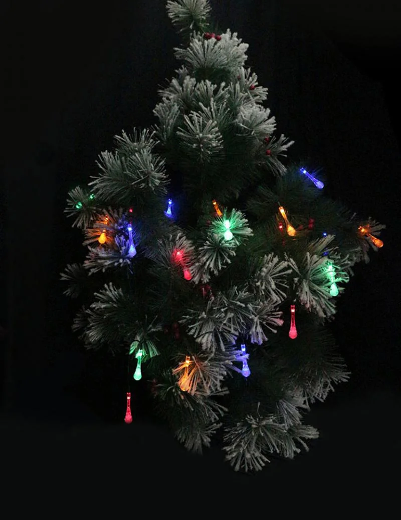 Hot-LED-Solar-Water-Drop-String-Light-For-Christmas-Party-Garden-Xmas-Tree-Decor