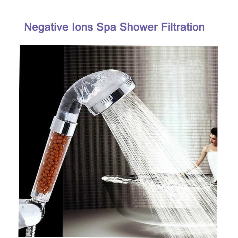 Shower Head Filter,Durable and Wear-Resistant,Bathroom Home Water Purifier Softener Chlorine Heavy Metal Remover 