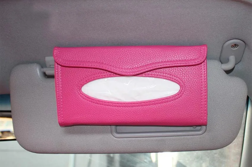 Сексуальный розовый бант для салона автомобиля рулевое покрытие зеркало заднего вида крышка сиденья обивка ремней подголовник автомобиля ручные тормоза ручки - Название цвета: Tissue Boxes