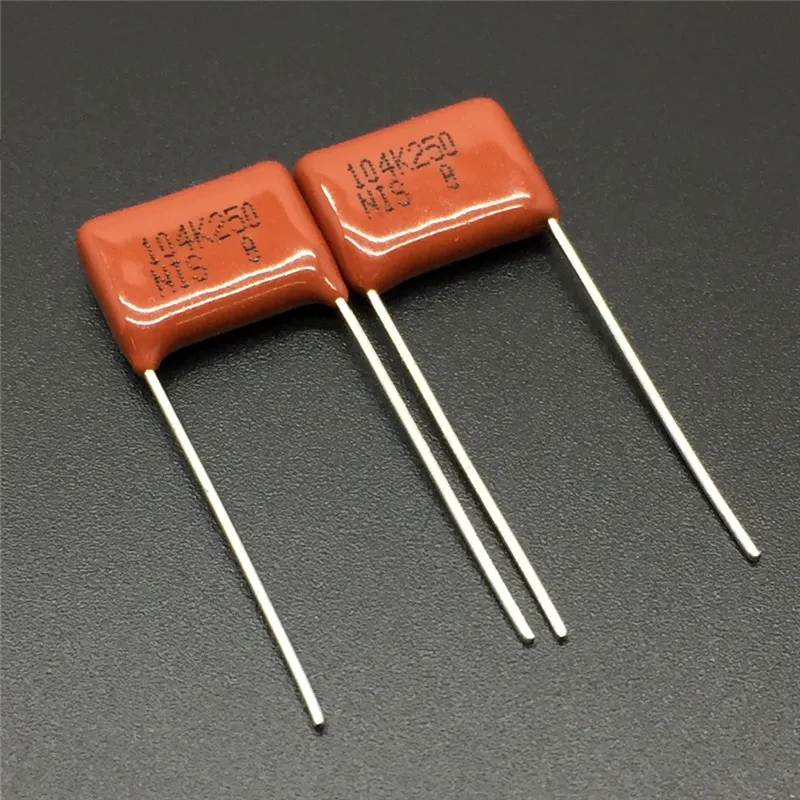

10Pcs/100Pcs Japan NISSEI CBB capacitor MMH 250V 104 K 10% 0.1uF 100nF Pitch=10mm Metallized polyester film capacitor