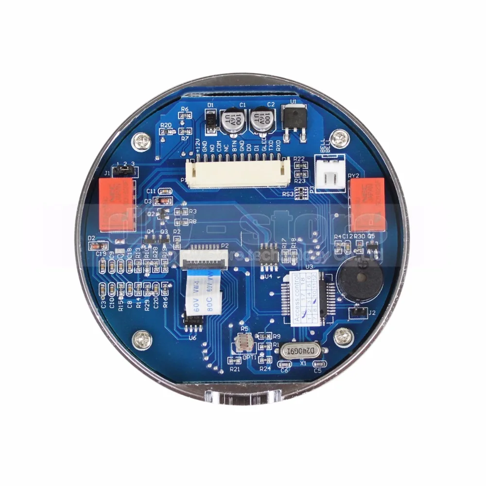 DIYSECUR сенсорная кнопка подсветка контроллер доступа двери RFID считыватель карт металлический корпус Пароль Клавиатура безопасности для дома офиса
