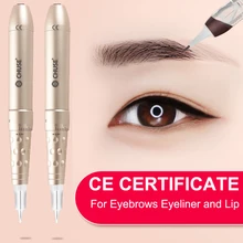 CHUSE C18 мини-тату-машина, комплекты, перманентный макияж, машина для бровей, губ, глаз, мтс источник питания с микро иглой