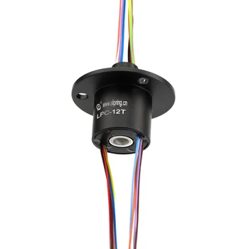 

12 Circuits Capsule Slip Ring 2A Each Circuit Precious Metal And Insulated Lead Wires For Commercial Robotic Applications jp