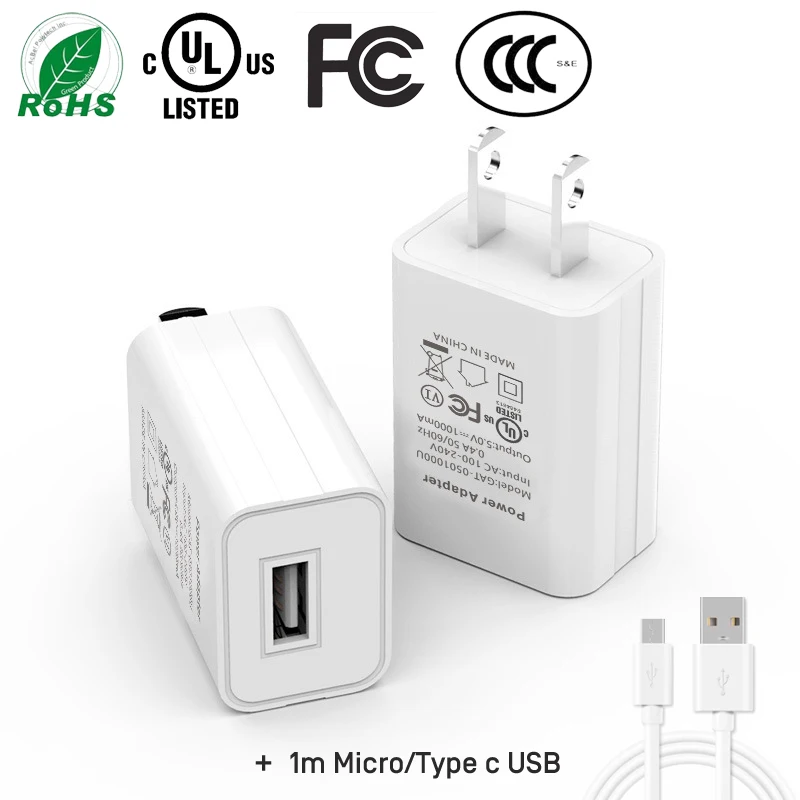 5V 1A адаптер питания US AU UK EU USB зарядные устройства для путешествий настенное