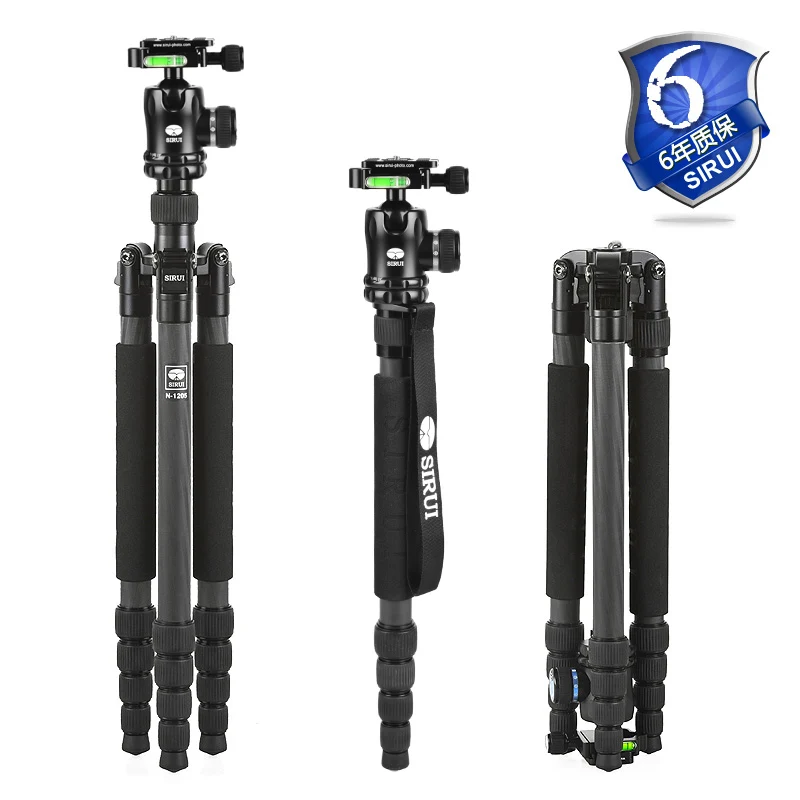 

Video SLR Camera Tripod Stand Monopod Unipod Pro Sirui N-1205X N1205X+K10X Extandable Legs Handheld Camcorder Lightweight