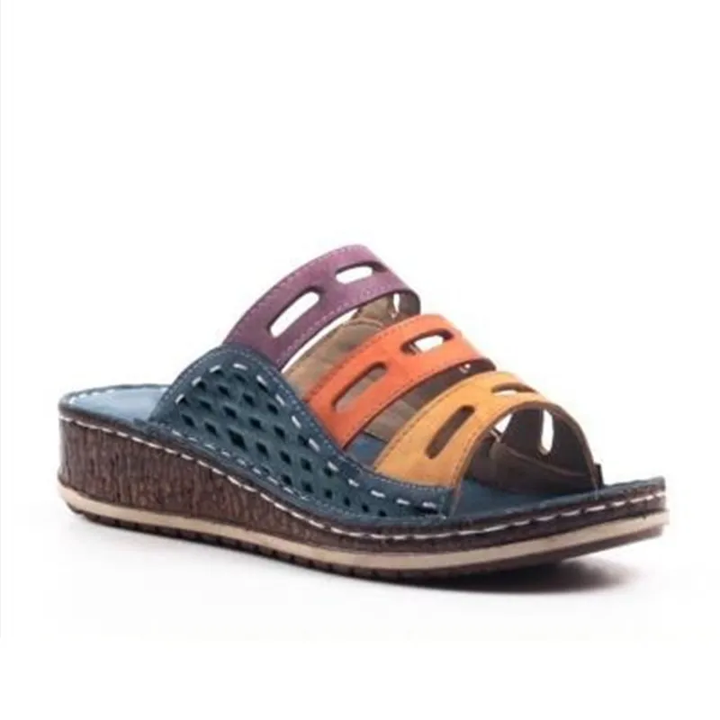 كبير حجم 35-43 الرجعية الكلاسيكية المرأة صنادل عالية الكعب الأزياء إسفين شبشب صيفي النساء مثير جلدية صنادل أرضية للنساء كبير حجم 35-43 الرجعية الكلاسيكية المرأة صنادل عالية الكعب الأزياء إسفين شبشب صيفي النساء مثير جلدية صنادل أرضية للنساء