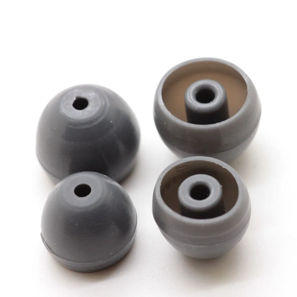 Poyatu S/ M Size Grey Eartips for Shure Se215 SE535 SE315 SE115 SE210 SE530 E3g E4c E4g E5c Westone In-Ear Headphones Earbuds |