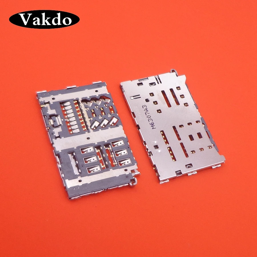 2 шт./лот Sim card reader модуль слот лотка Держатель Разъем для LG G6 H870 H870DS LS993 VS988 H872 разъем