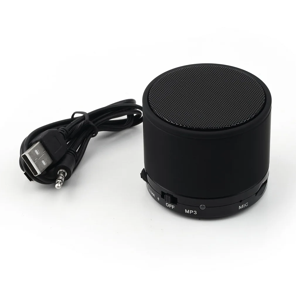 Mini Wireless Bluetooth Speaker Portable Support U Disk TF Card Universal Mobile Phone Music Outdoor Subwoofer Phone Table