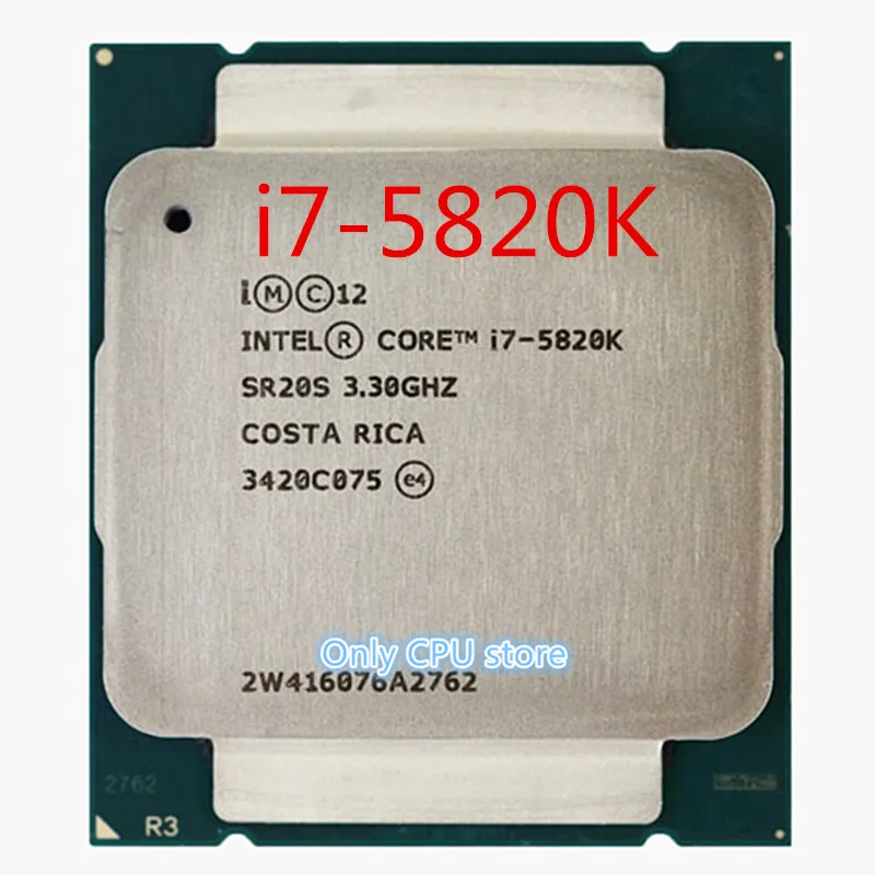 Для intel I7 5820K упакованный процессор I7 X99 материнская плата поддерживает шесть процессоров DDR4