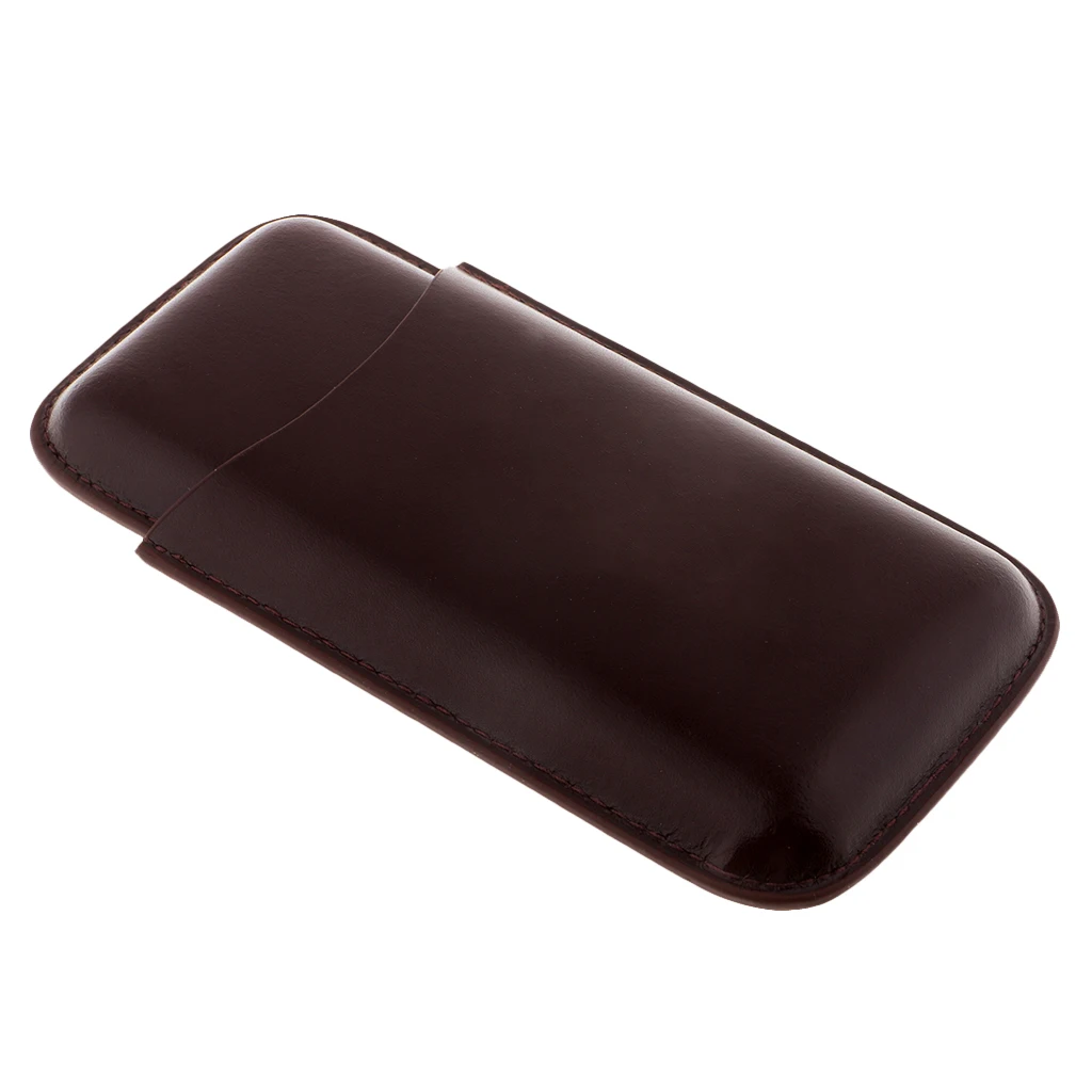 Collectibles PU Leather Cigar Humidor Cigar Case Box Bag for Cigarettes Smoking Accs