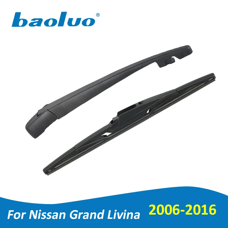 BAOLUO 12 ''заднего стеклоочистителя и для Nissan Гранд Livina 2006 2016 лобовое стекло