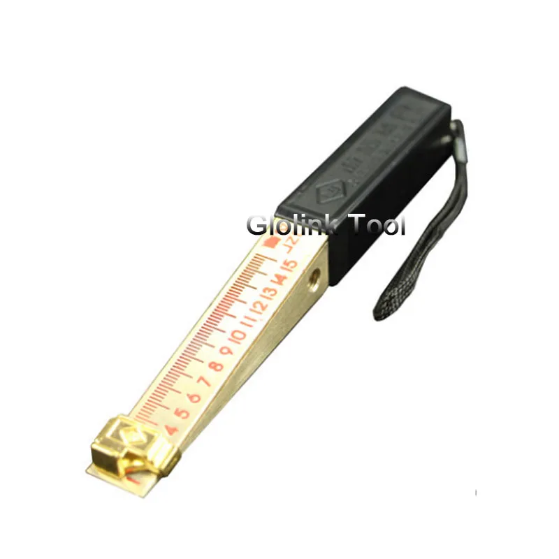 Ножной манометр 0,5 мм Клин щупа курсора щупа 0-15 мм штекер линейка Калибр домашний осмотр обнаружения инструмент измеритель зазора