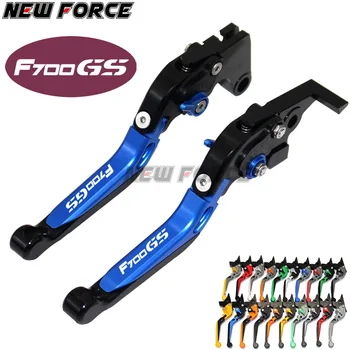 

Logo F700 GS Sliver &Titanium CNC Adjustable Folding Motorcycle Brake Clutch Levers For BMW F700GS F 700GS 2013 -2017