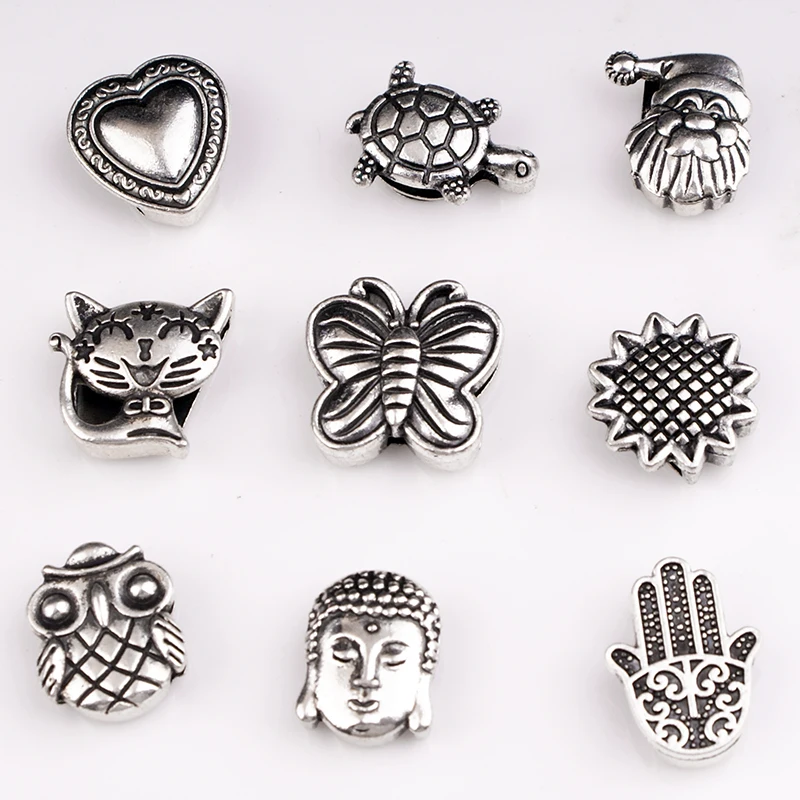 MS3601 12mm Butterfly cat owl love sunflower Metal Snap button jewelry