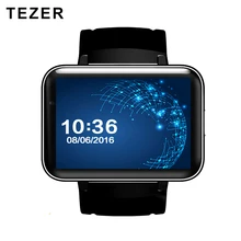 TEZER top sports 900mAh Battery 5.1 android wrist smart watch 3G GPS wifi GSM BT video player Sleep Tracker support for Whatsapp