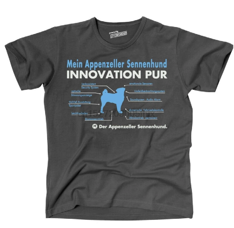 

TINNO T-Shirt Hunde Hund INNOVATION PUR APPENZELLER SENNENHUND fun Siviwonder