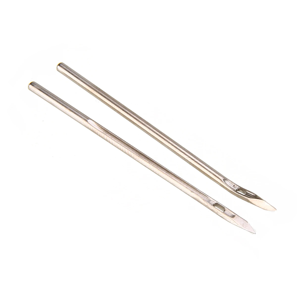 1pc New Speedy Sewing Awll Wooden Handle Leather Craft Tool With Waxed Thread And Needles