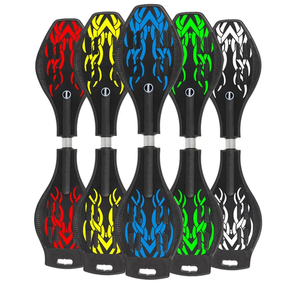 

Two-Wheel Skate Board Double Snubby Maple Glow Skateboard Long Board 6 Colors