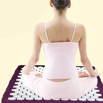 

Yoga Mat Massager Massage cushion Acupressure Mat Relieve Stress Pain Acupuncture Spike Yoga Mat pin pad yoga mat dropshipping