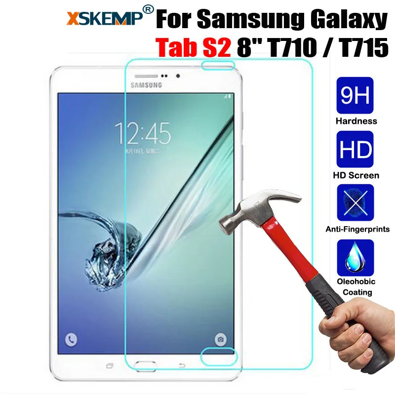 Закаленное стекло для Samsung Galaxy Tab S2 9. 0 T710 T715 T719N 10 1-дюймовый защитный экран