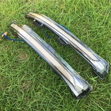 Автомобильные аксессуары для VW Golf 7 MK7 GTI R GTD динамический мигалка светодиодный сигнал поворота кристалл для Lamando TouranL боковое зеркало сигнальная лампа