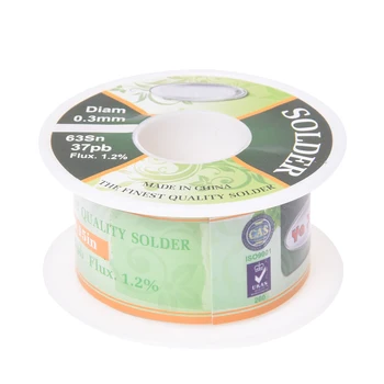 

The finest quality Solder 0.3mm Dia,1.2% Flux,63Sn/37Pb, Wire Reel Drop shipping