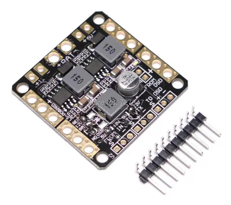 

2-6S Power distribution board / 5V 12V Dual BEC / LC filter 3 in 1 PCB / PDB Board for 250 RC Multicopter