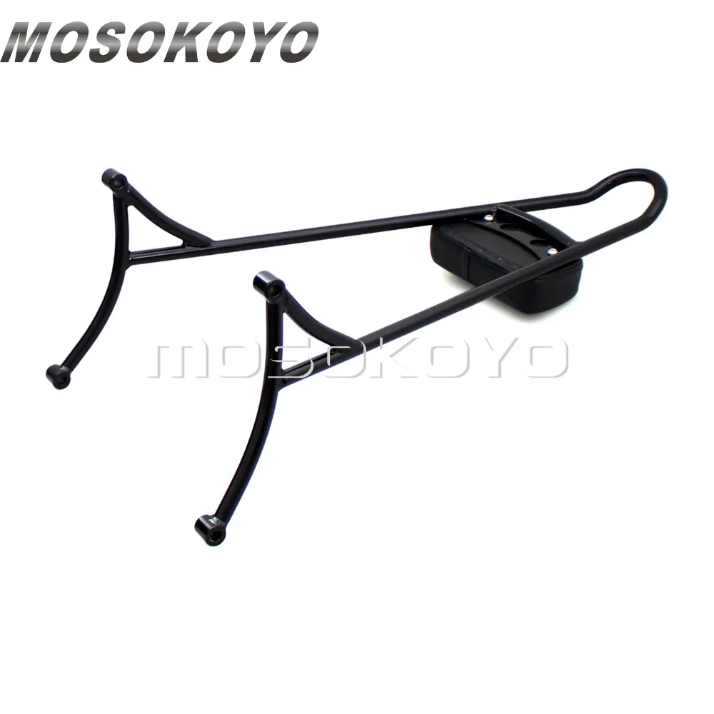 Черный мотоцикл 2" высокий Сисси Бар спинка для Harley Sportster XL 883 XL 1200 2004- Съемная Задняя накладка с отражателем