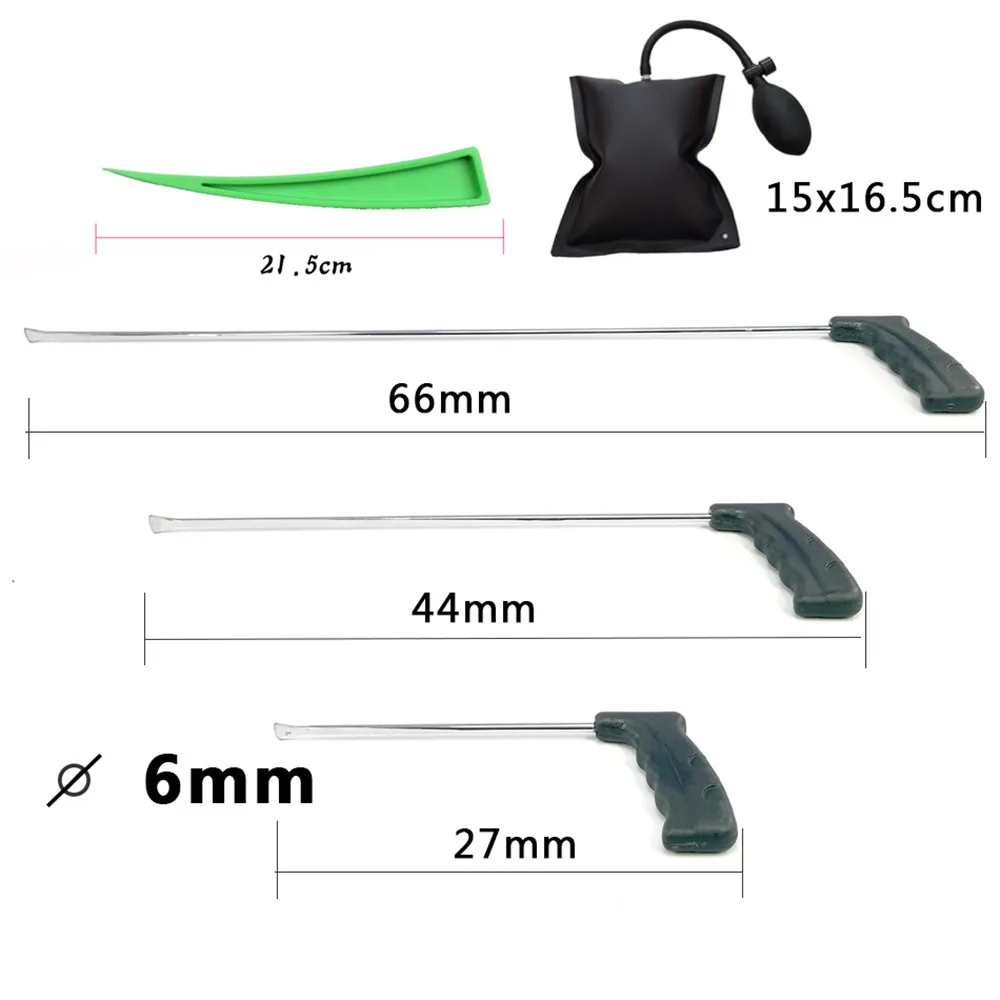

PDR 3pcs spring steel Flat hook rod Original Whale Tail Tip Crowbar tool kit for Paintless Dent Repair hand tool ferramenta