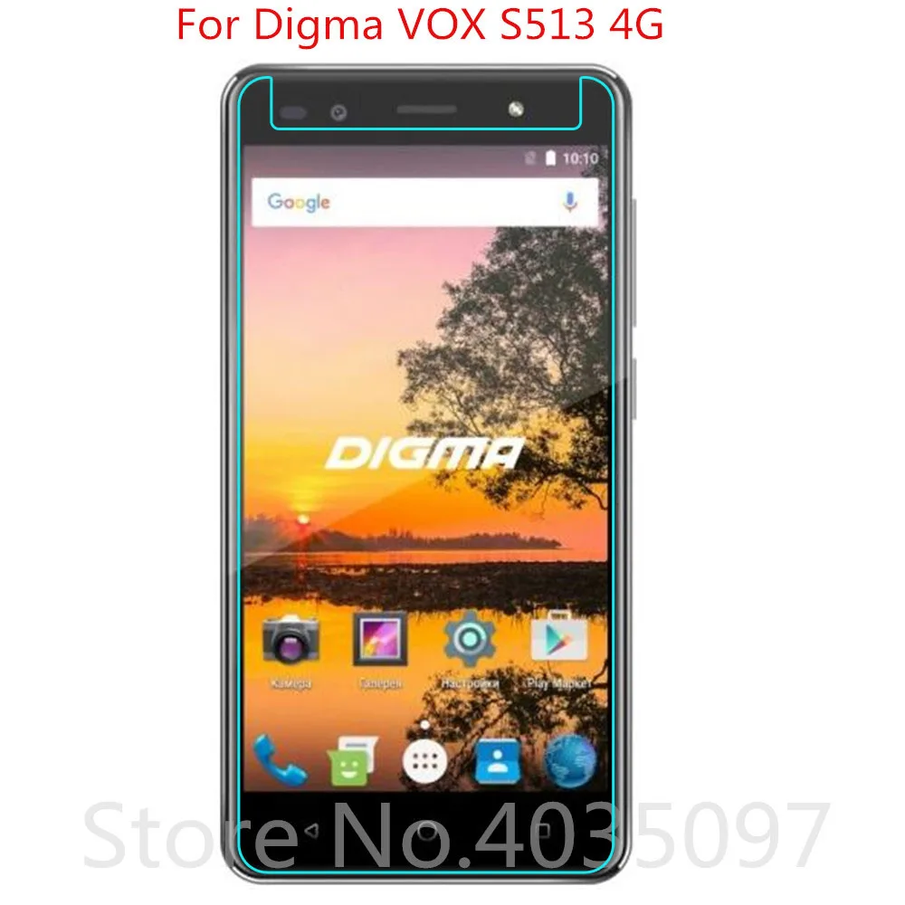 

9H Premium Tempered Glass For Digma VOX S513 4G Screen Protector Toughened protective film For Digma VOX S513 4G Glass