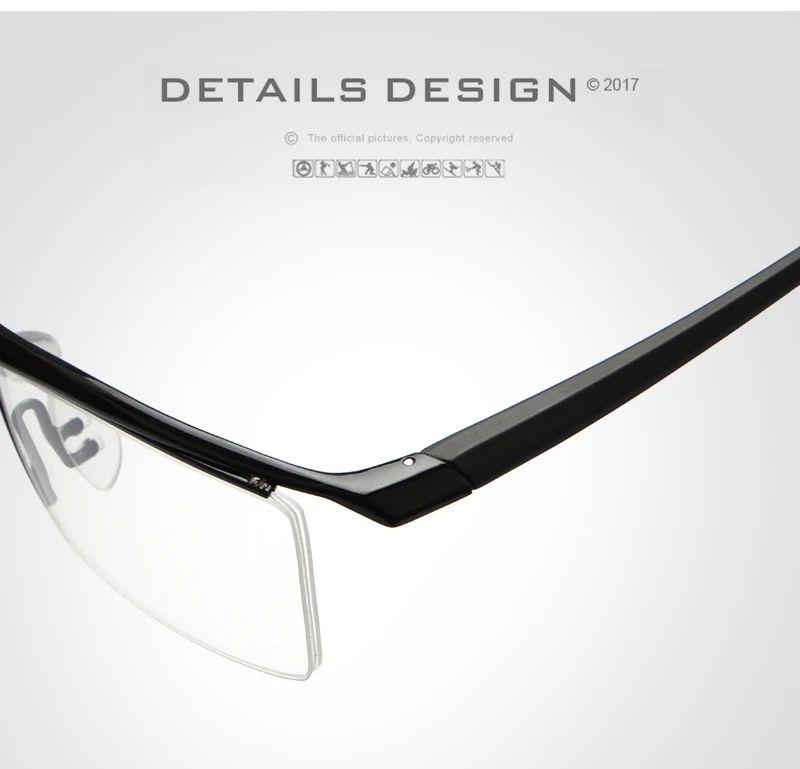 VCKA полярные очки tr90 титановая оправа для близоруких очков Удобная Нескользящая оправа для очков