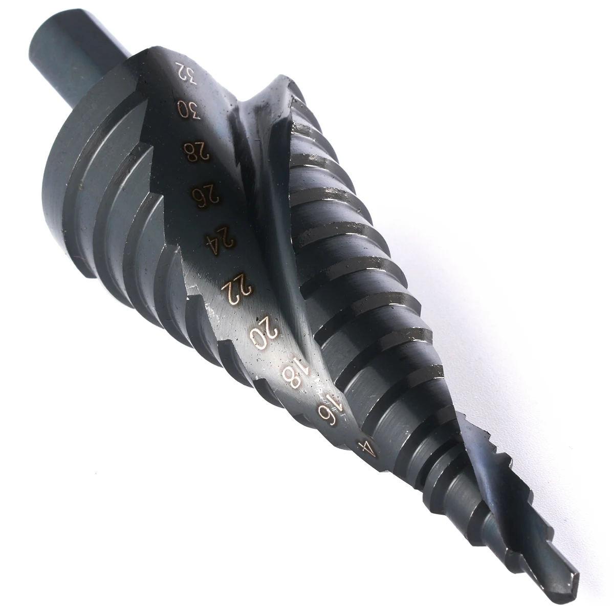 TiALN Professional step 4 32mm Nitriding Step Drill Bit Increment Drilling Industrial Cone drill