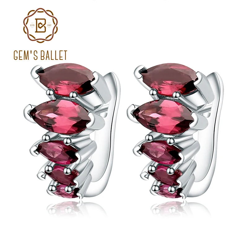 Женские серьги подвески из серебра с гранатом и родолитом|drop earrings|earrings forearrings for